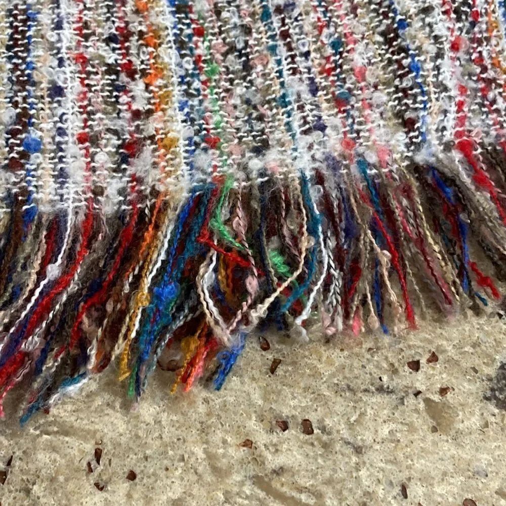 Multi Colored Sweater Wrap - Picture 3 of 5